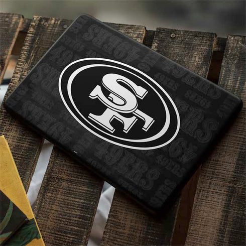 NFL San Franciso 49ers Black & White Google Pixelbook Go Skin